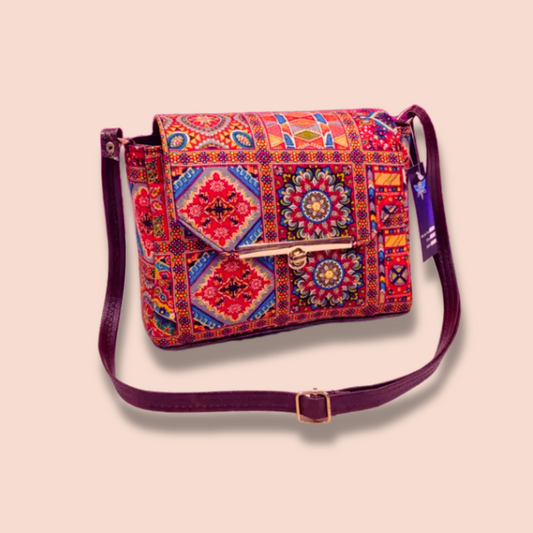 Voguish Attractive Women Maroon Sling Bag