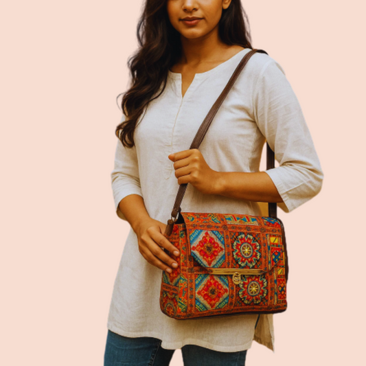 Voguish Attractive Women Maroon Sling Bag